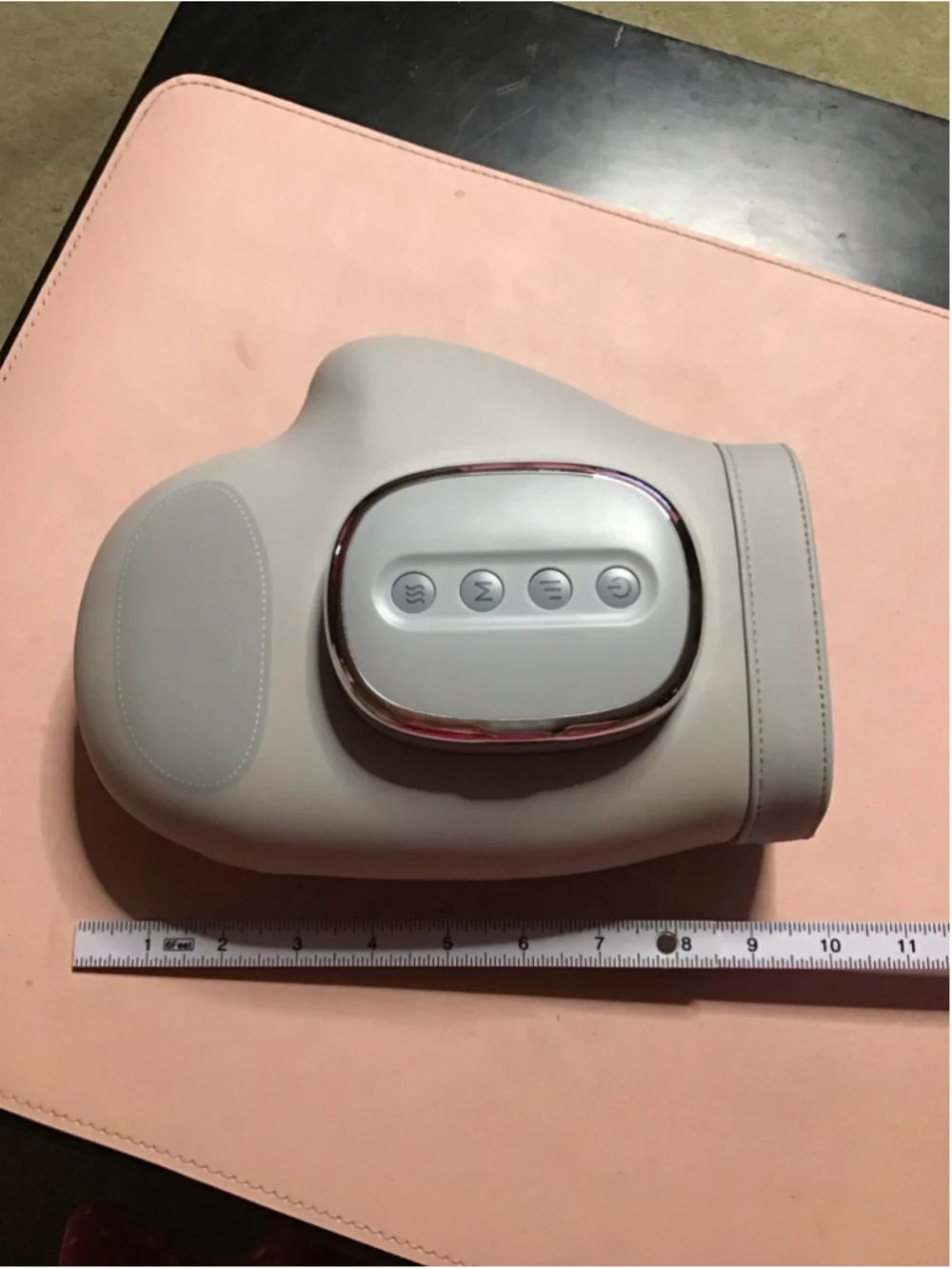 Hand Massager Glove White Gray Like New